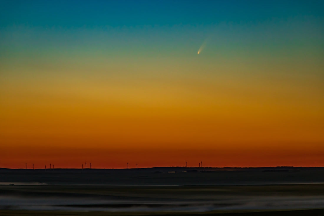 Chasing a Comet at Dawn and by Day