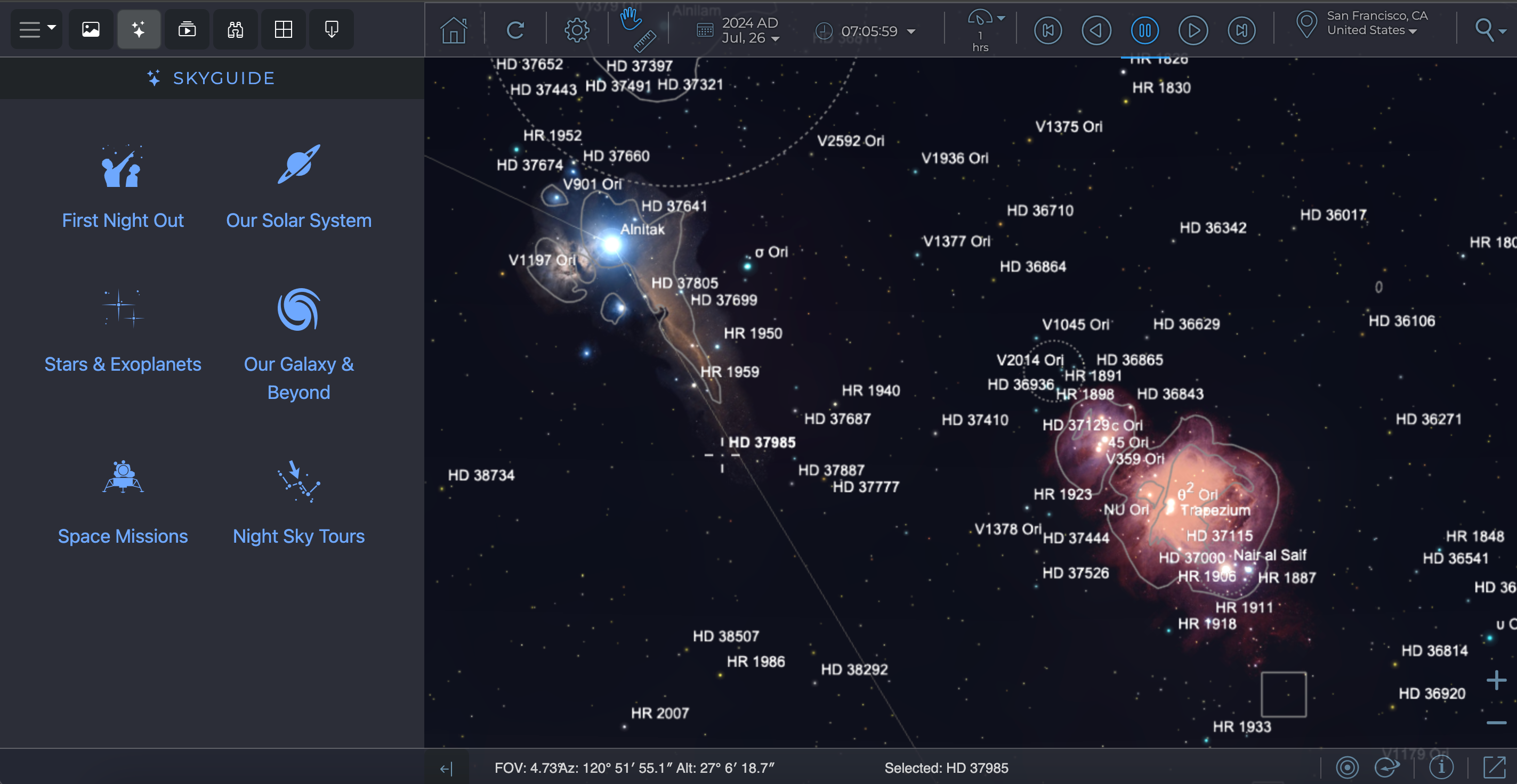 Starry Night The Ultimate Desktop Planetarium – Simulation Curriculum Corp.