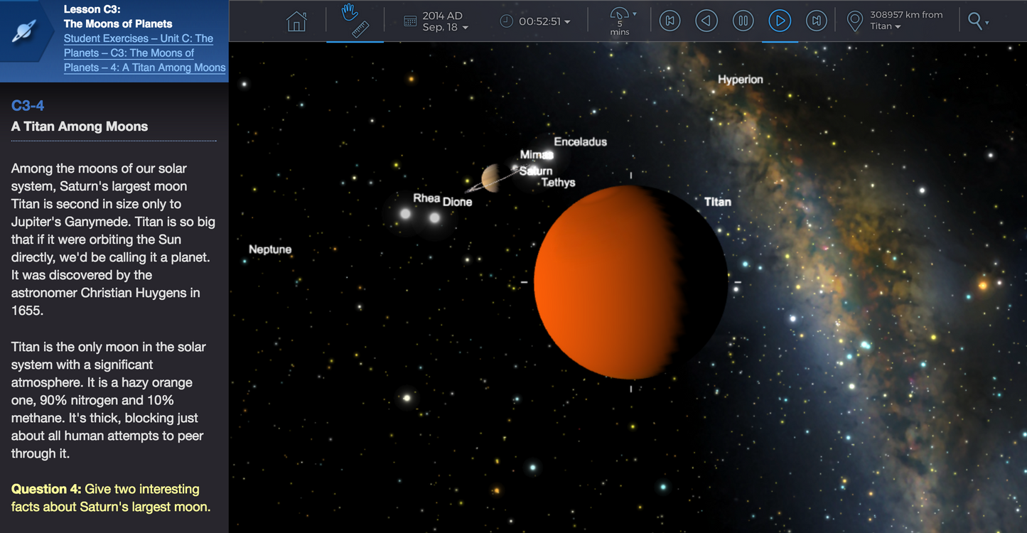 Starry Night High School Browser-Based Student Edition (Grades 9-12; 1 User)