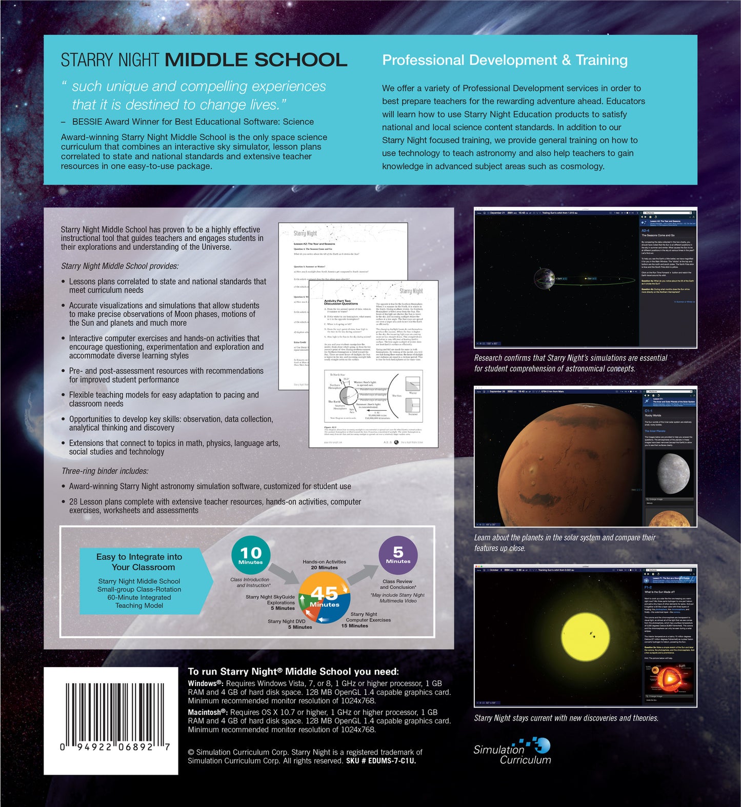 Starry Night Middle School Version 7 Instructor's Edition