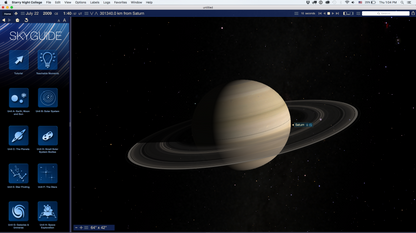 Starry Night College Version 7 Saturn Screenshot