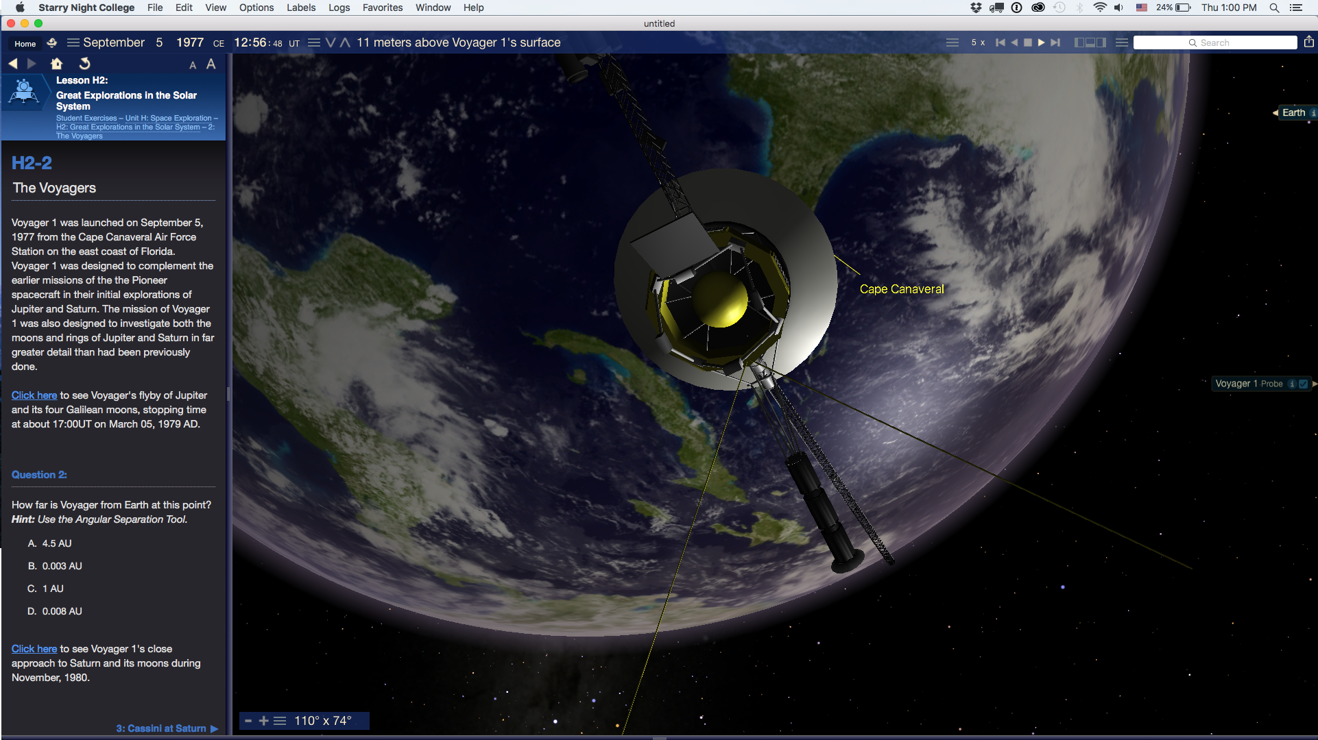 Starry Night College Version 7 The Voyagers Screenshot