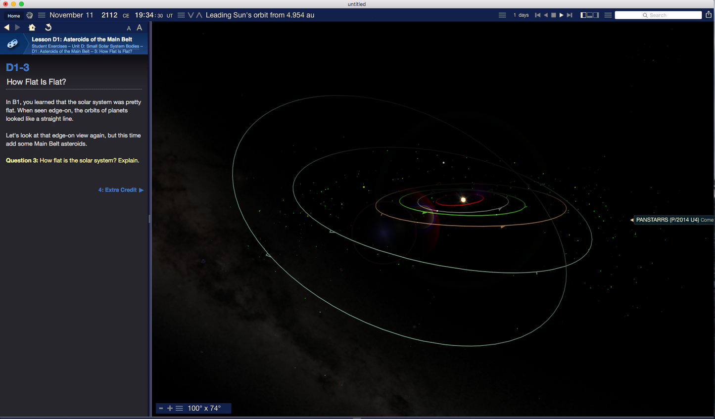 Starry Night Education Software Asteroids of the Main Belt