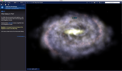 Starry Night Education Software Structure of the Milky Way