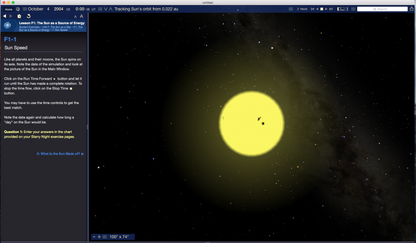 Starry Night Education Software Sun Speed